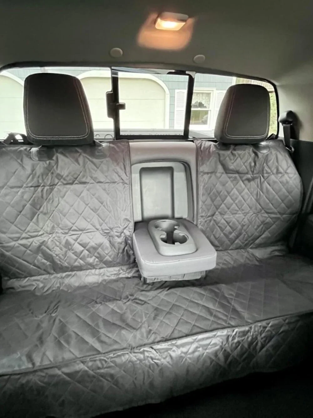 Waterproof Dog Car Seat Cover | Non-Slip Back Seat Protector | Black
